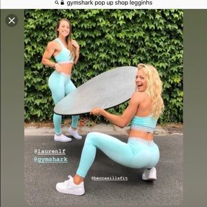 Rare Gymshark mint flex leggings small